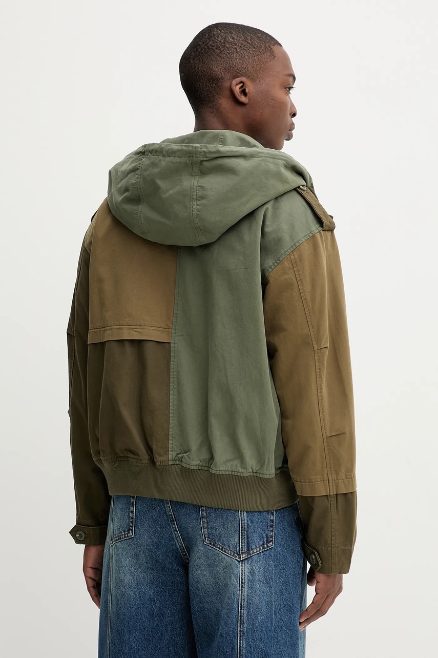 Bavlněná bunda Desigual MILITARY PATCHES (obrázek 3)