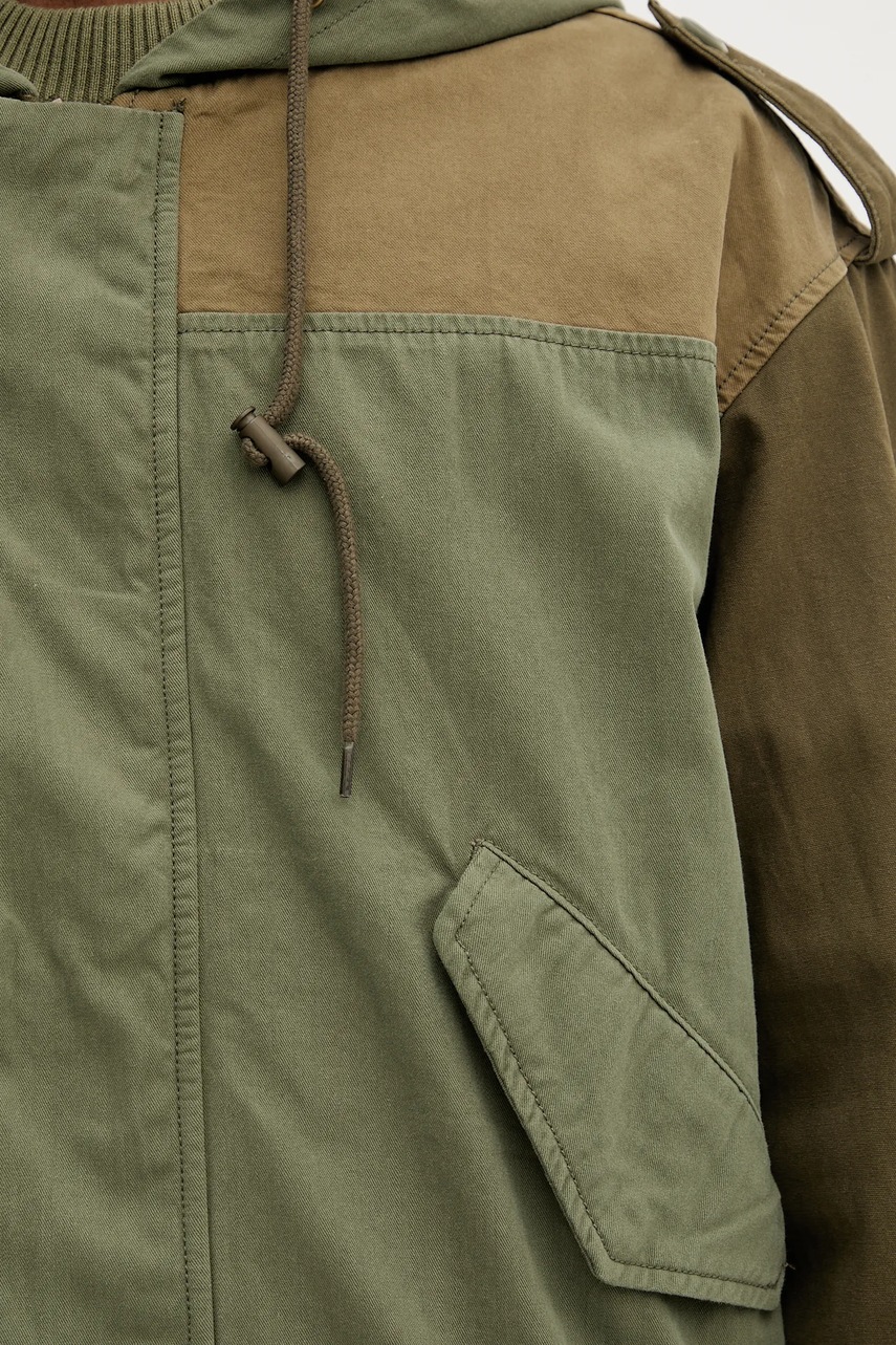 Bavlněná bunda Desigual MILITARY PATCHES (obrázek 5)