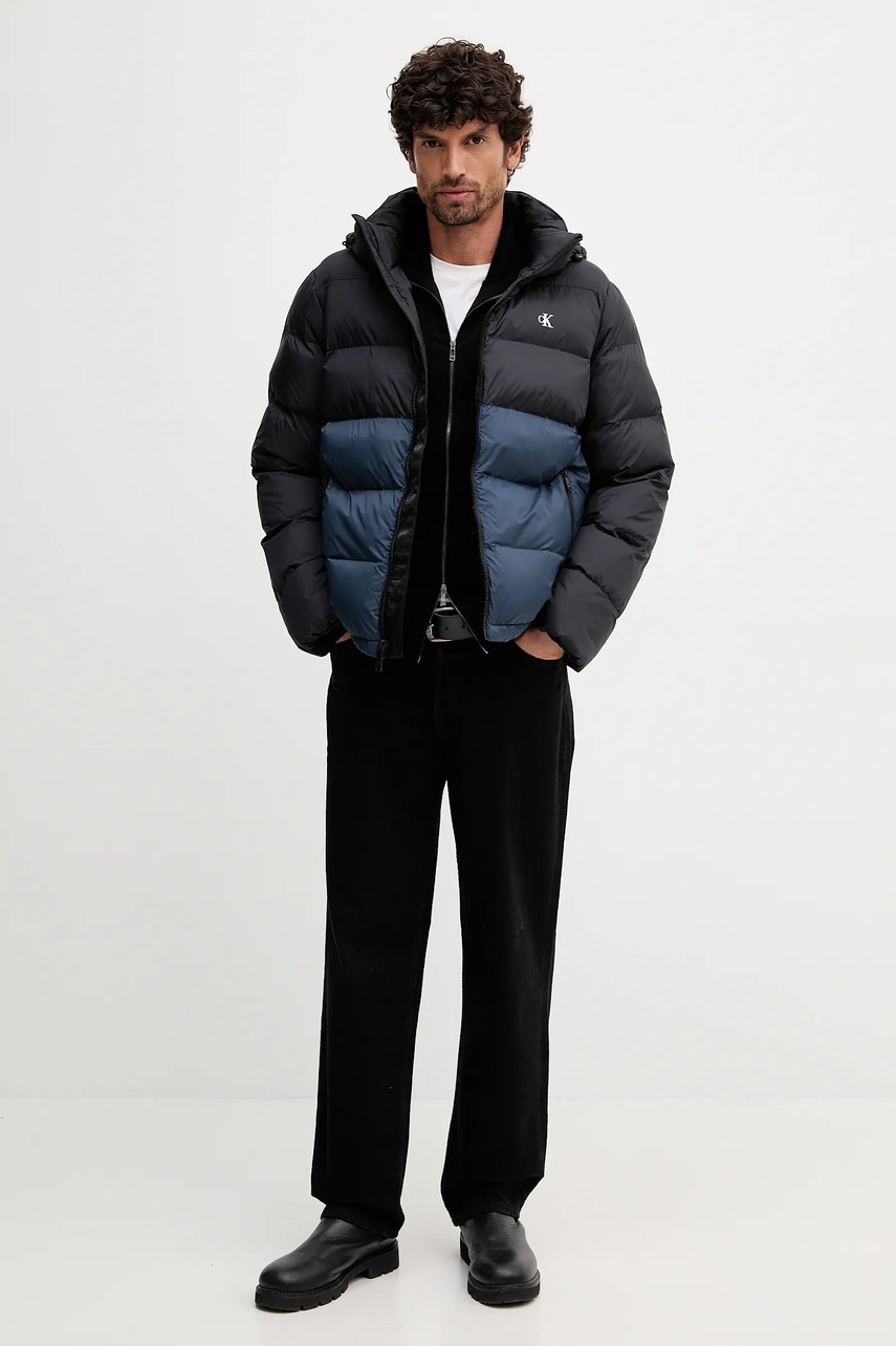 Куртка Calvin Klein Jeans цвет чёрный зимняя LV04RD527G