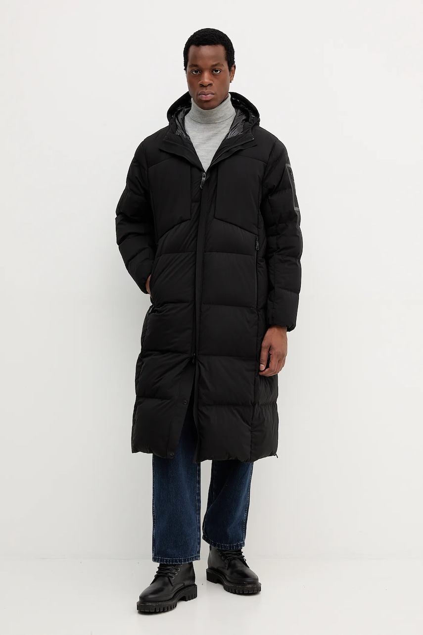 BOSS Green geacă de puf culoarea negru, de iarnă, 50543972