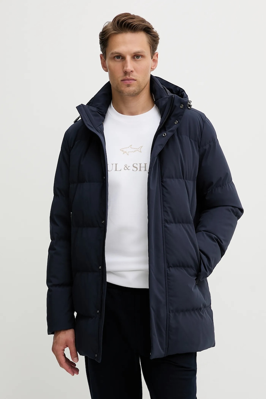 Paul&Shark geacă culoarea bleumarin, de tranziție, 15312008