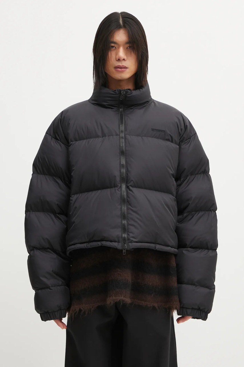 VETEMENTS kurtka puchowa Double Logo Boxy Puffer
