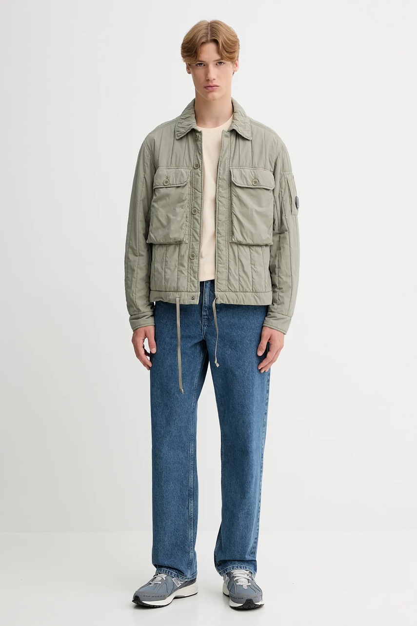Μπουφάν C.P. Company χρώμα: πράσινο, 19CMOW080A110437G φωτογραφία