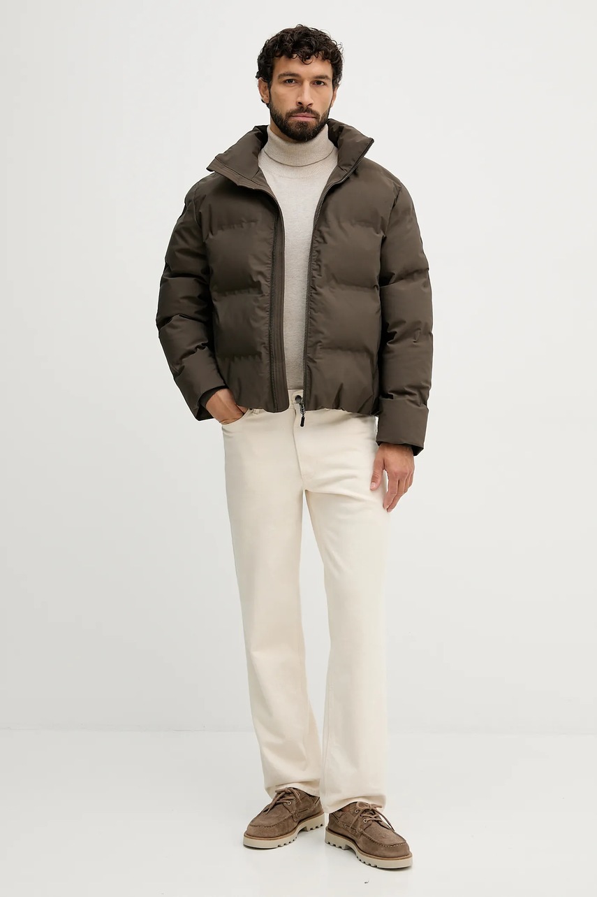 Куртка Lindbergh цвет зелёный зимняя oversize 30-301121