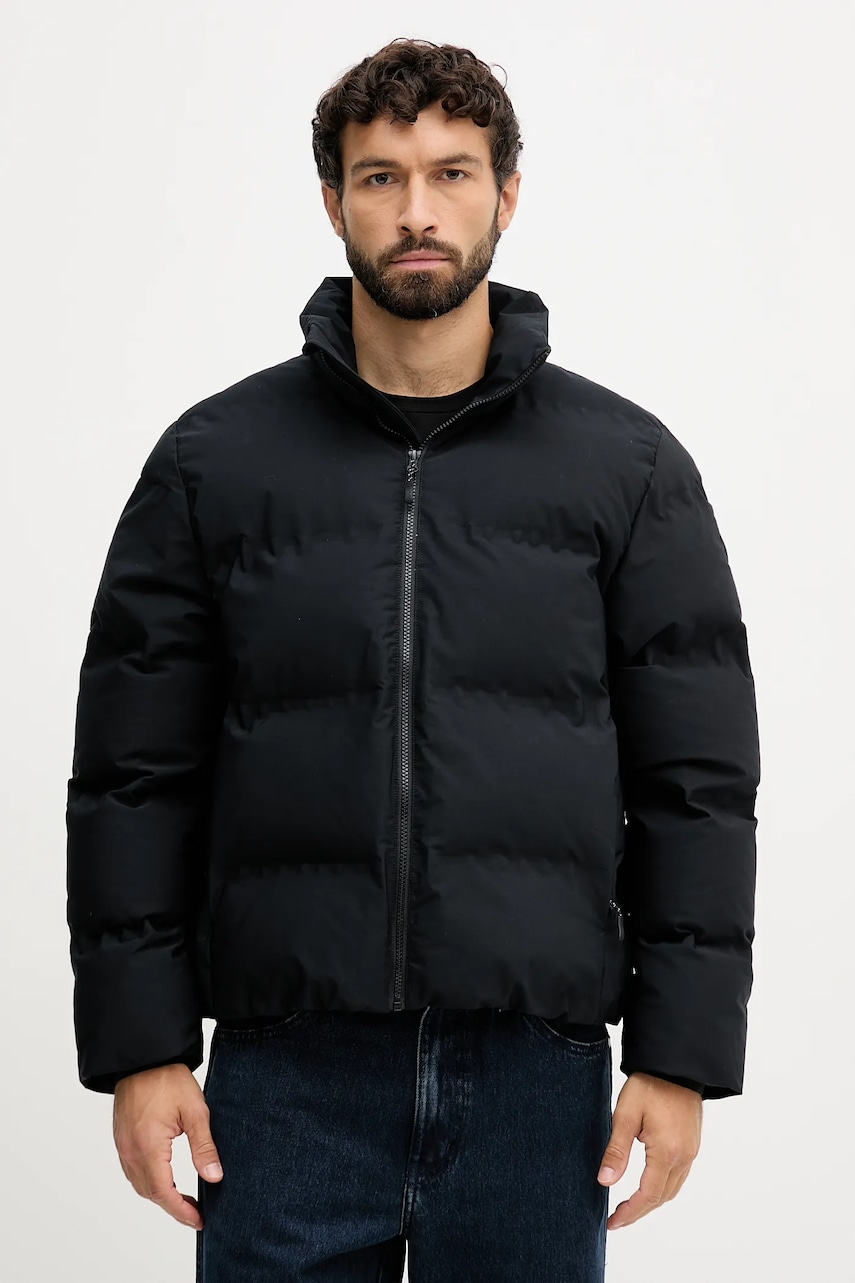 Lindbergh geacă culoarea negru, de iarnă, oversize, 30-301121