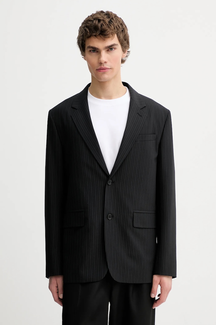 Filippa K jachetă cu lână culoarea negru, 31998