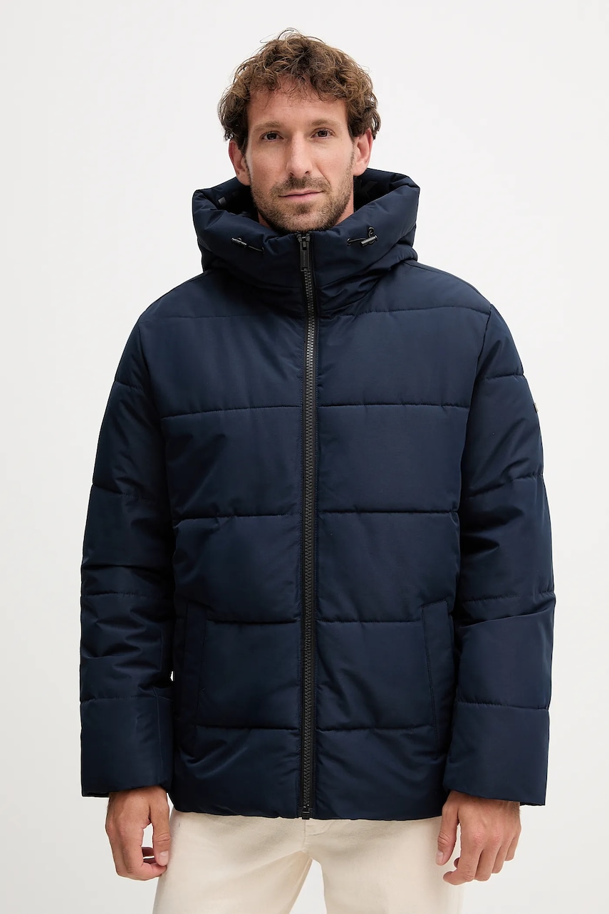Levně Bunda Michael Kors tmavomodrá barva, zimní, MC65592
