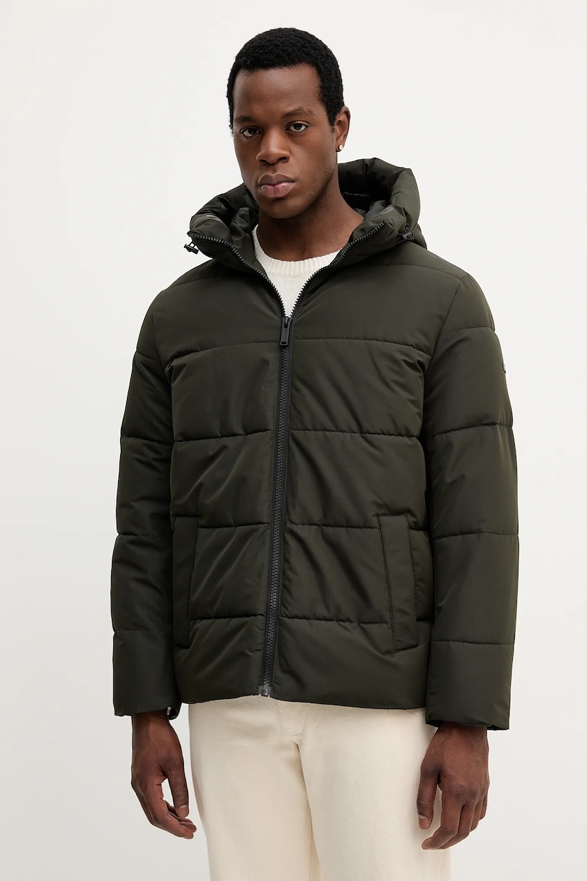 Levně Bunda Michael Kors zelená barva, zimní, MC65592