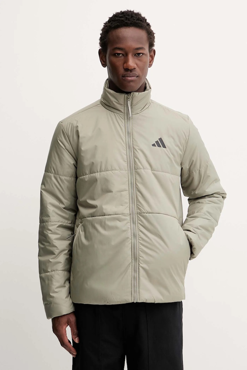 adidas geacă Bsc Climawarm 3 culoarea verde, de tranziție, JX7760