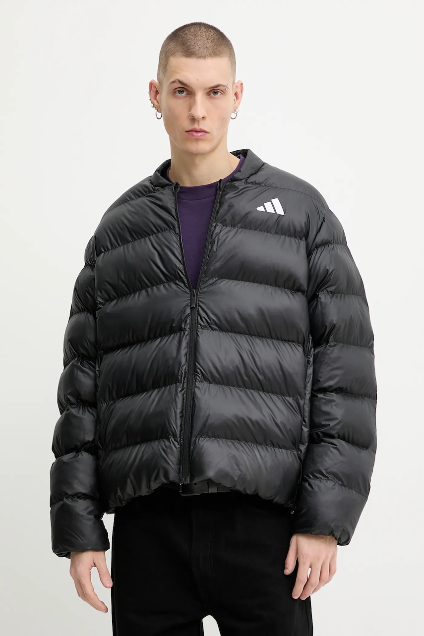 adidas geaca Essentials Climawarm culoarea negru, de iarna, JV7718