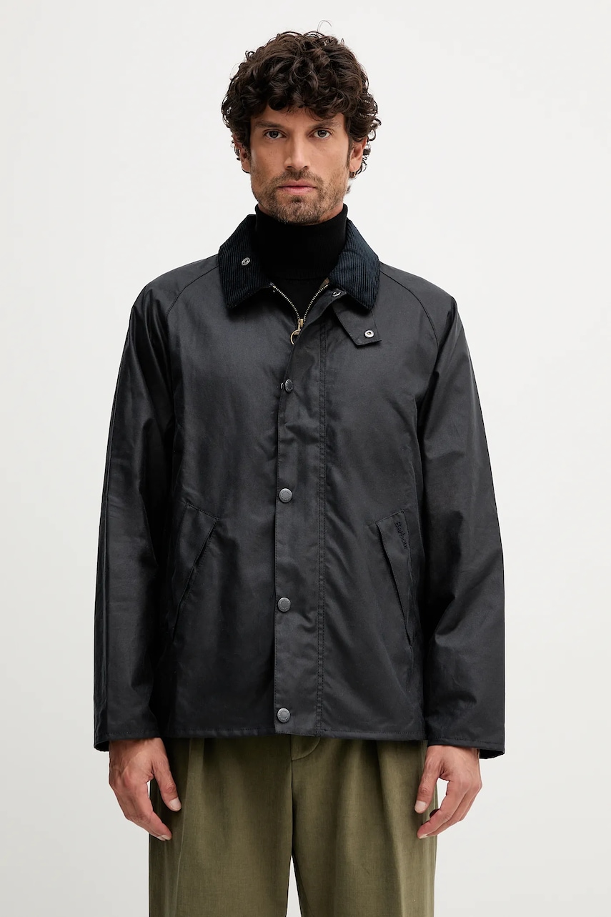 Barbour jachetă de bumbac culoarea bleumarin, MWX2492