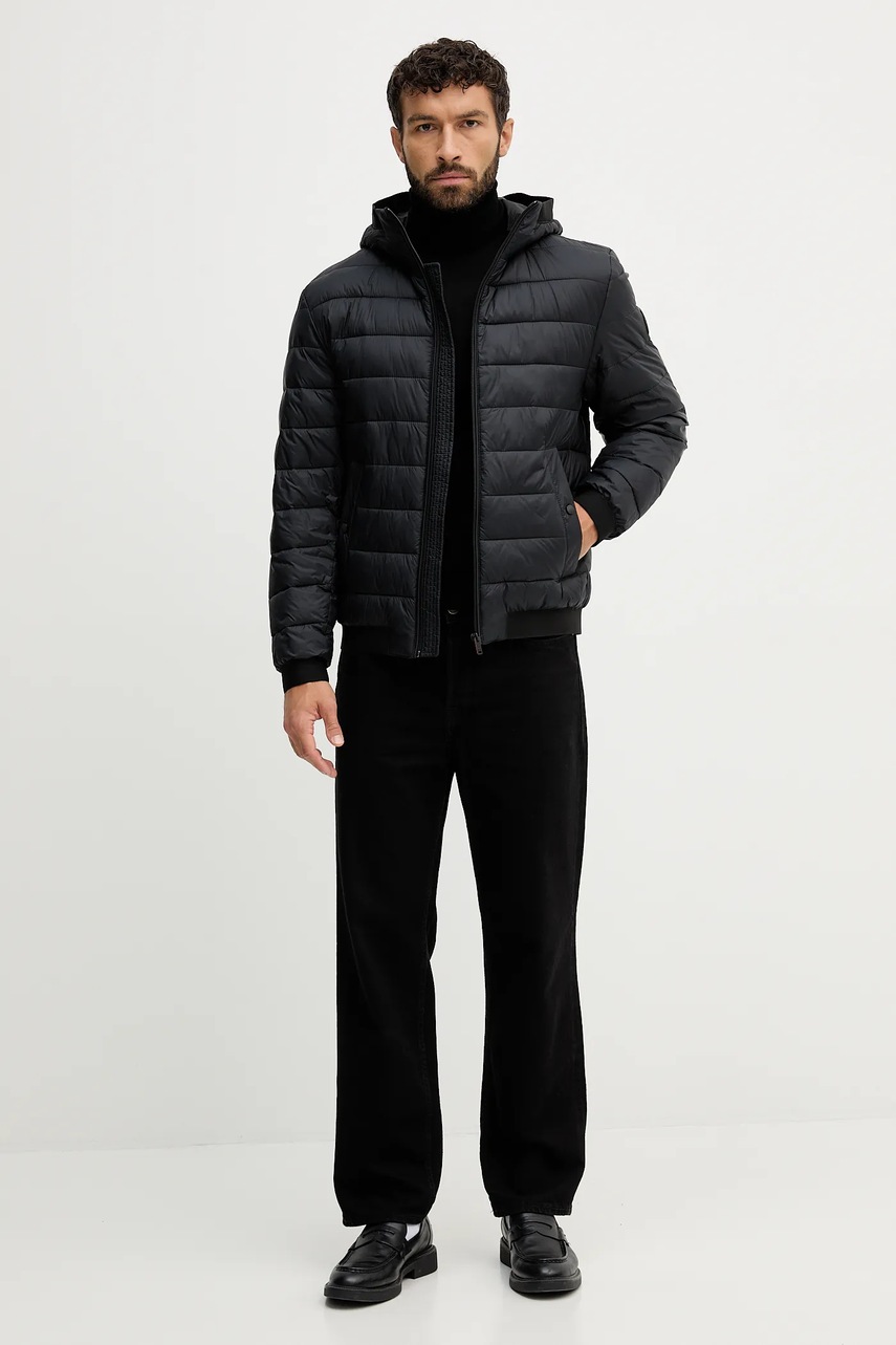 Куртка BOSS Orange цвет чёрный демисезонная 50543616