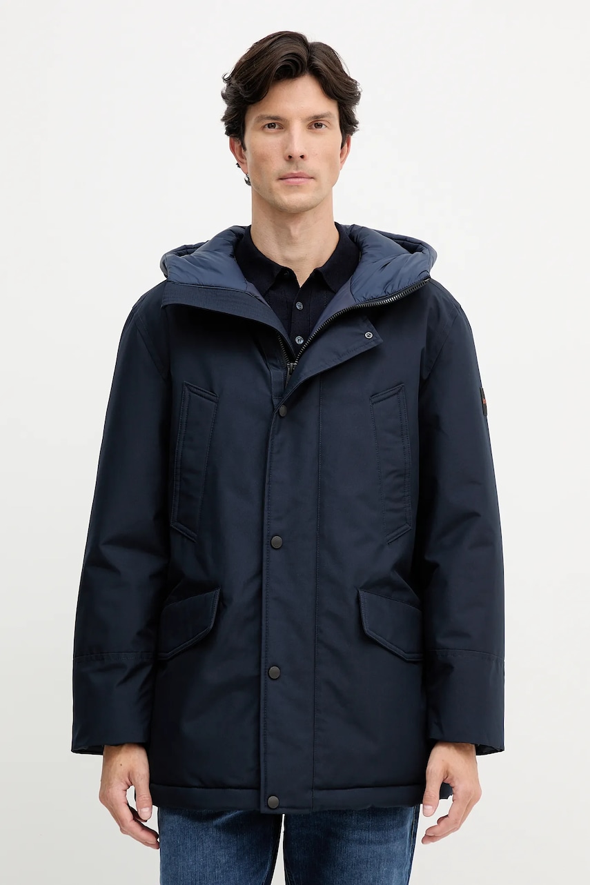 BOSS Orange geacă culoarea bleumarin, de iarnă, 50547078