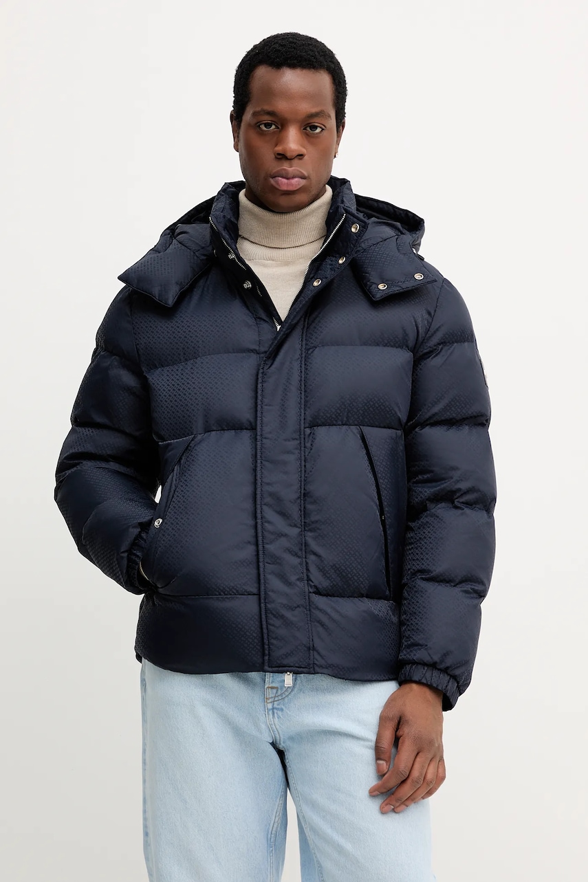 BOSS geacă culoarea bleumarin, de iarnă, 50548727