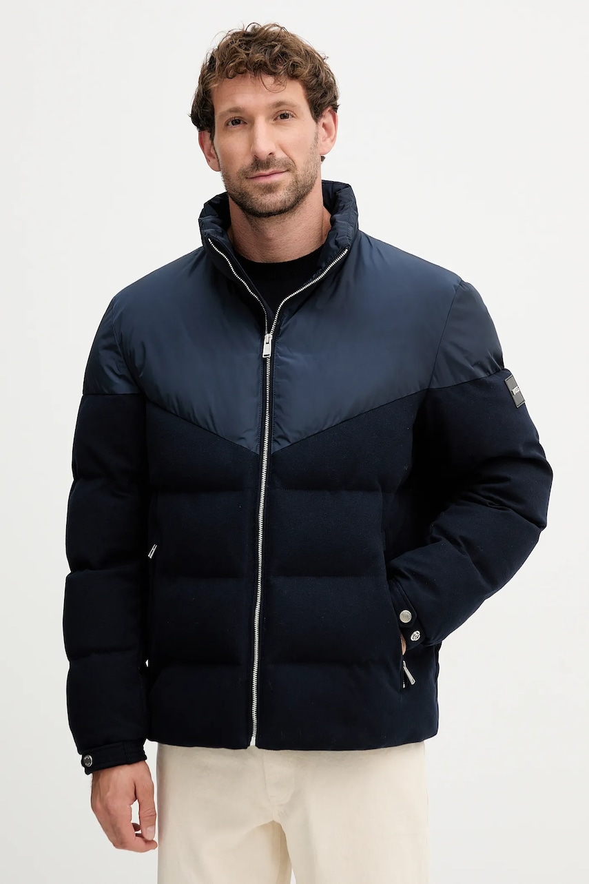 BOSS geacă culoarea bleumarin, de iarnă, 50548810