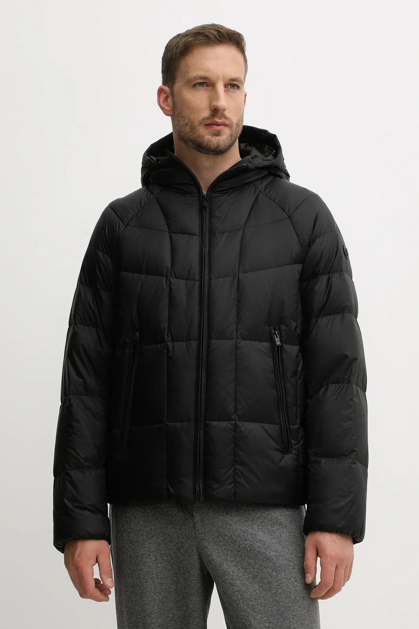 BOSS geacă de puf culoarea negru, de iarnă, 50549303