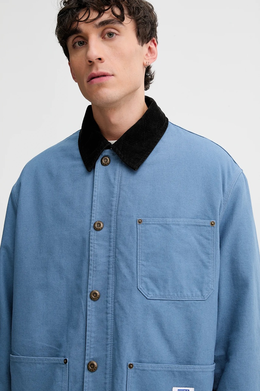 Bavlněná bunda Hugo Blue Brams254W1 (obrázek 4)