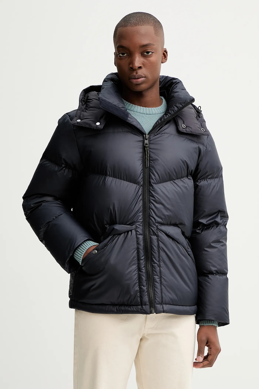 Marc O'Polo geacă de puf culoarea bleumarin, de iarnă, 5000006392