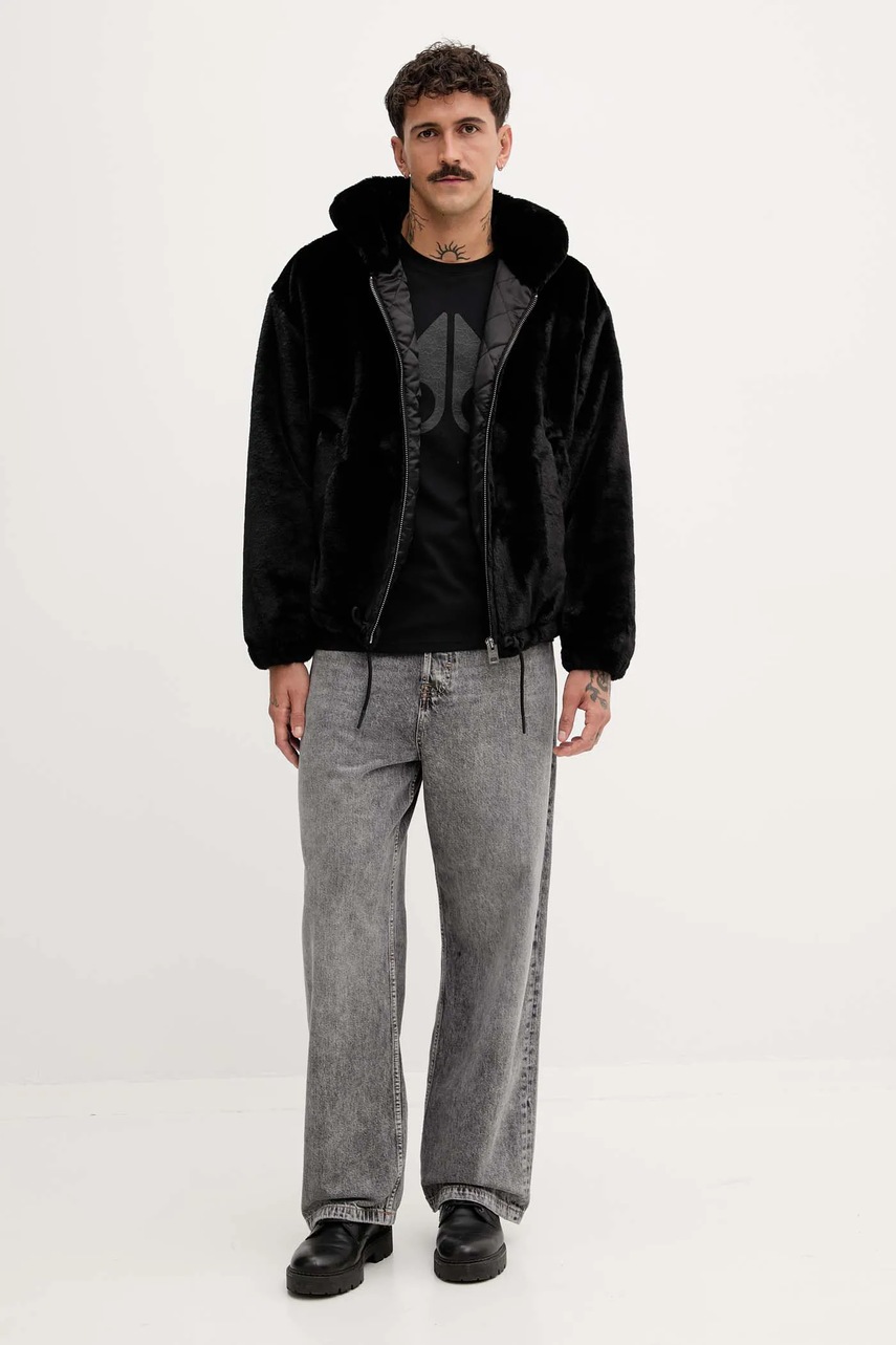 Куртка HUGO цвет чёрный демисезонная oversize 50546237