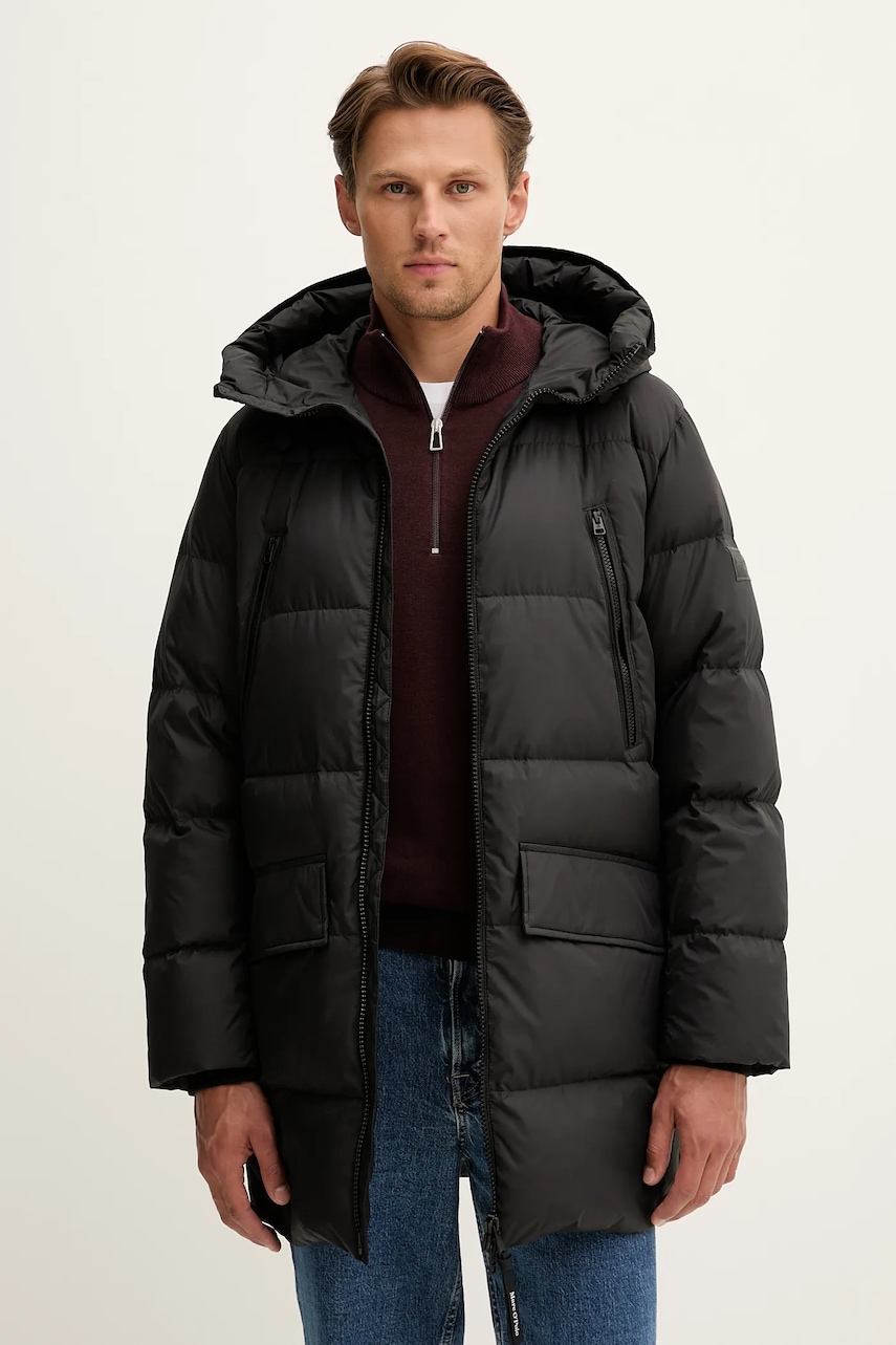 Levně Péřová bunda Marc O'Polo černá barva, zimní, M29096070154