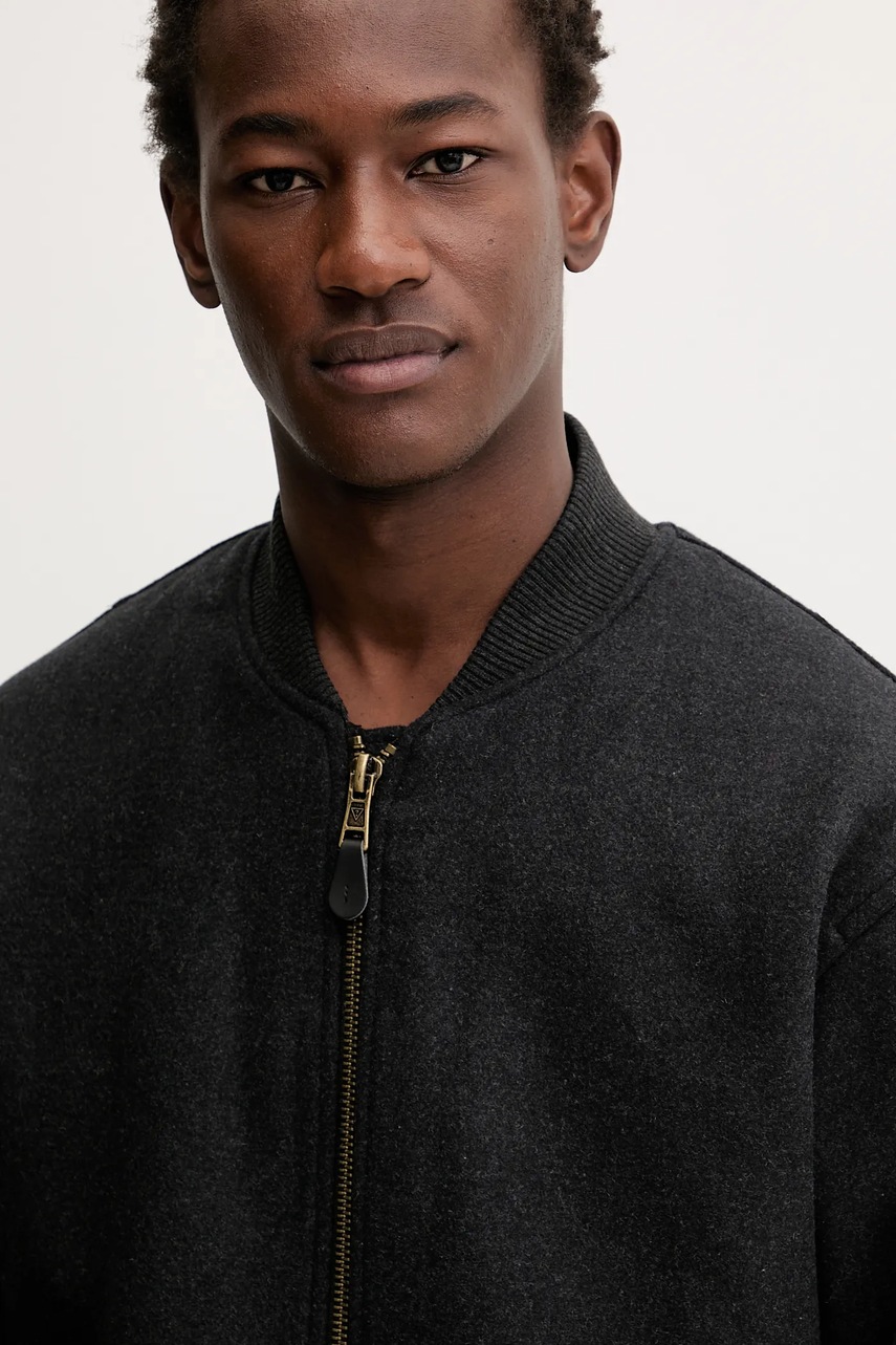 Bomber bunda s příměsí vlny Guess Jeans (obrázek 4)