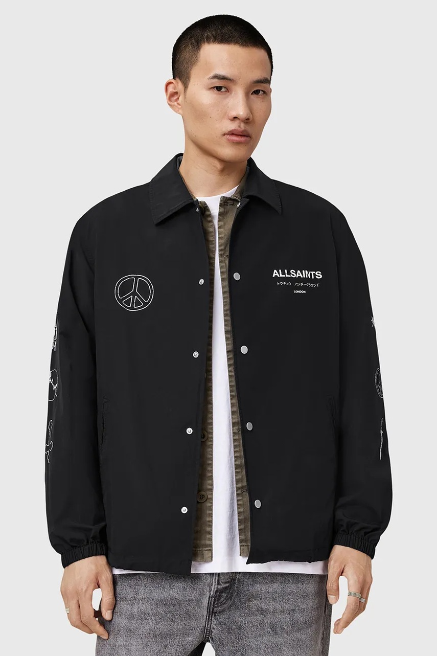 Куртка AllSaints ORBITAL цвет чёрный демисезонная M003OD