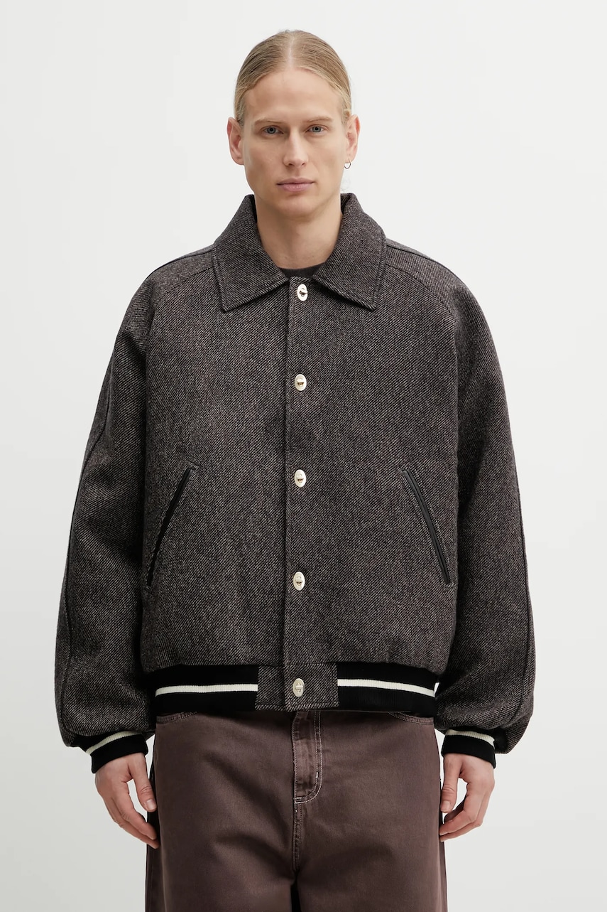 Wales Bonner geacă de lână Homecoming Varsity Jacket