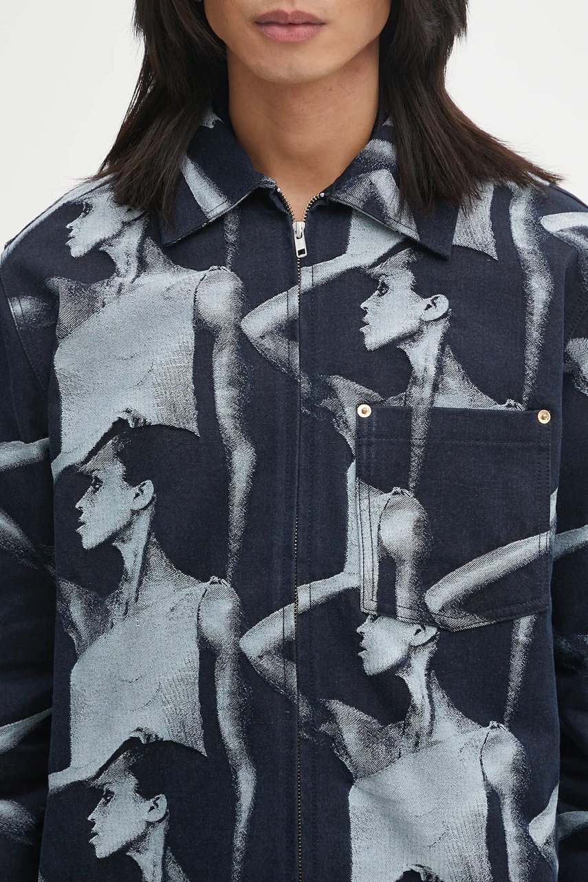 Βαμβακερό μπουφάν Wales Bonner Jet Zip Jacket φωτογραφία