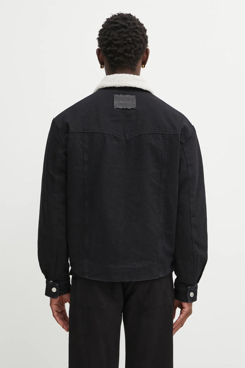 Rifľová bunda Aries Sherpa Denim Car Coat