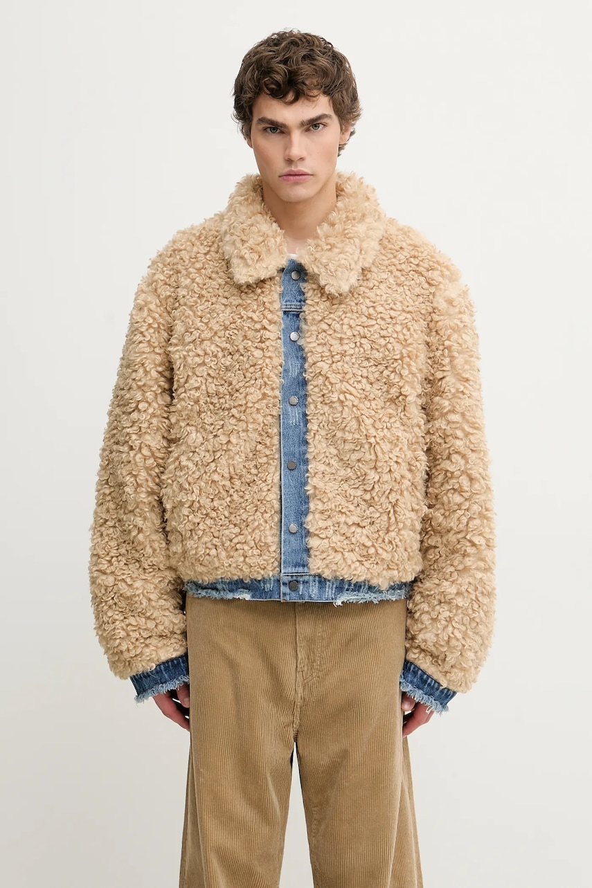 Daily Paper geacă cu două fețe Reversible Fur