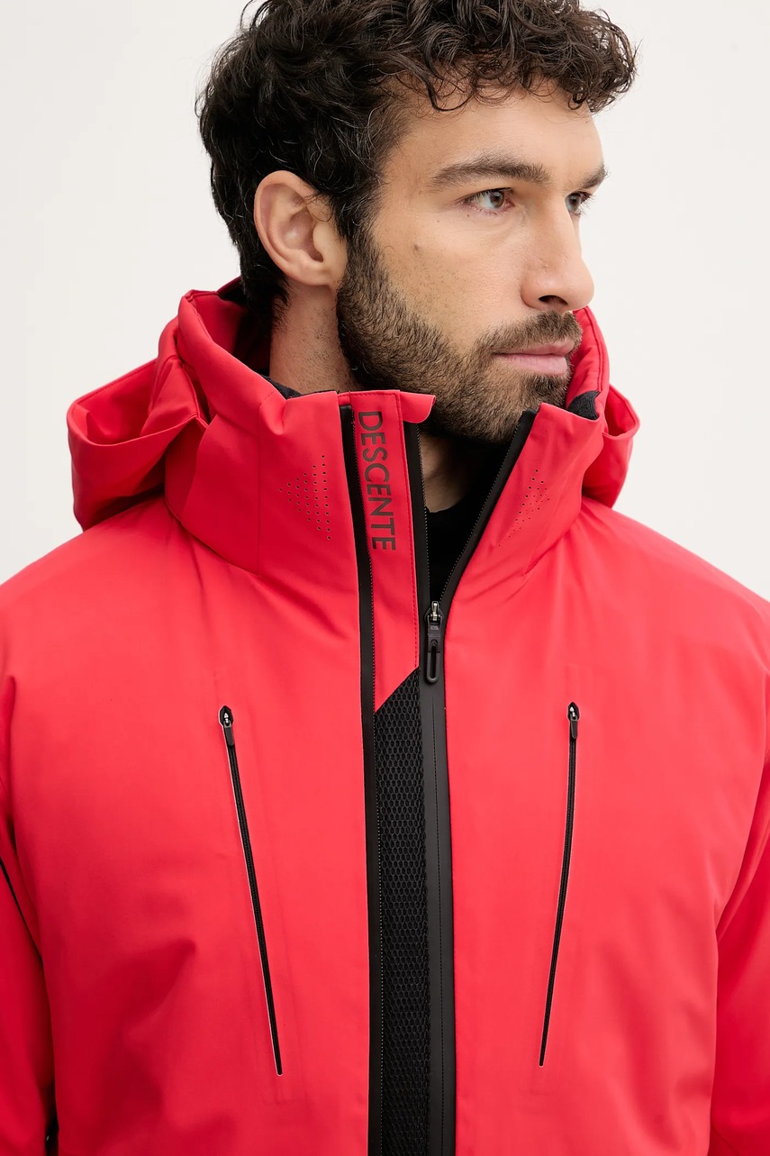 Μπουφάν για σκι Descente REMOVABLE DOWN JACKET χρώμα: κόκκινο, DW5FJK04MU φωτογραφία