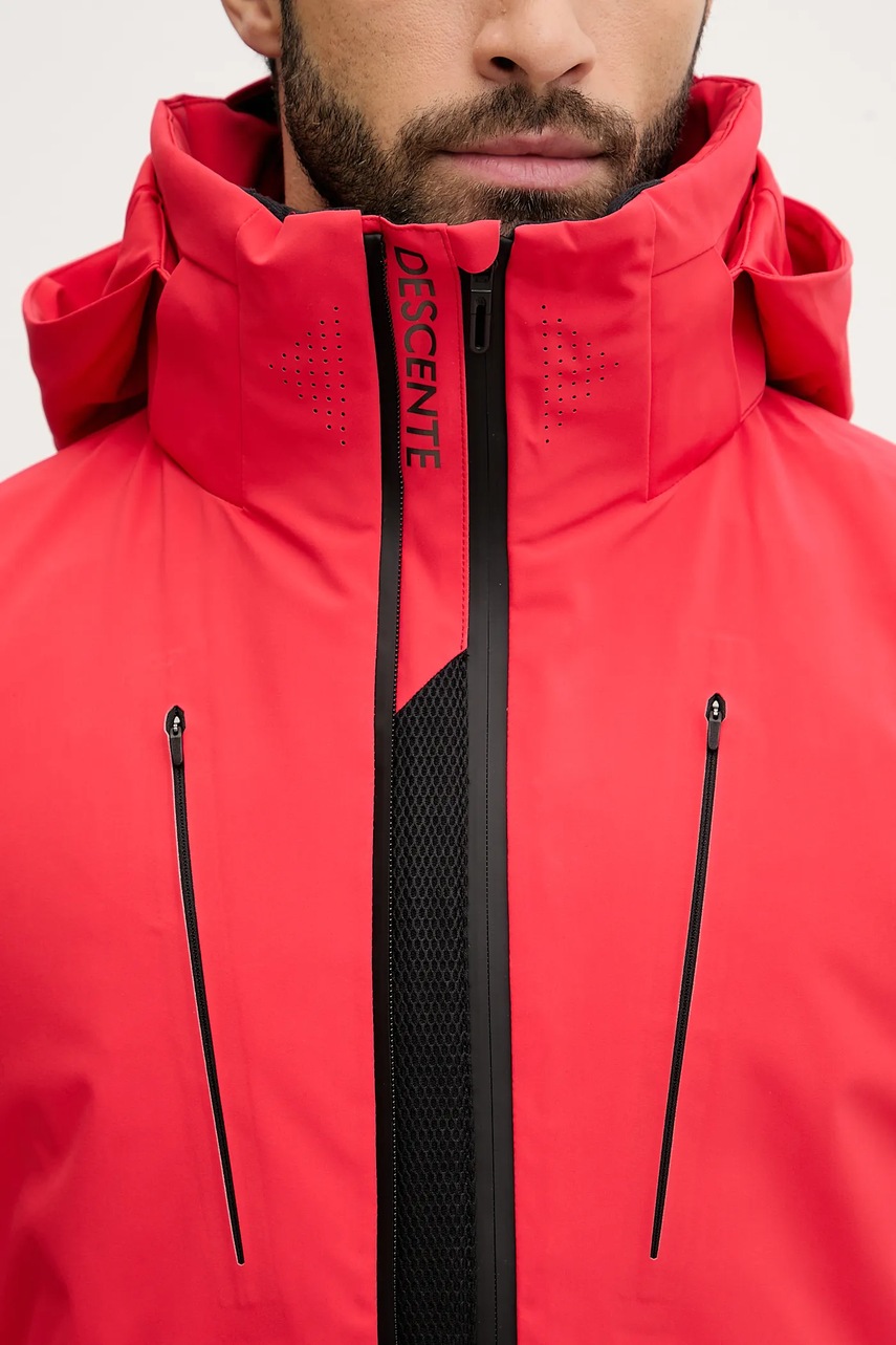 Μπουφάν για σκι Descente REMOVABLE DOWN JACKET χρώμα: κόκκινο, DW5FJK04MU φωτογραφία