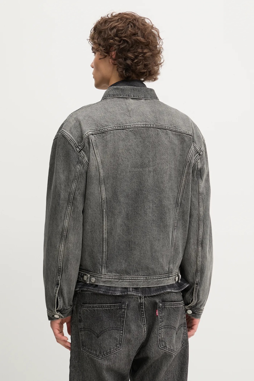 Τζιν μπουφάν Won Hundred χρώμα: γκρι, 3860-15098 φωτογραφία