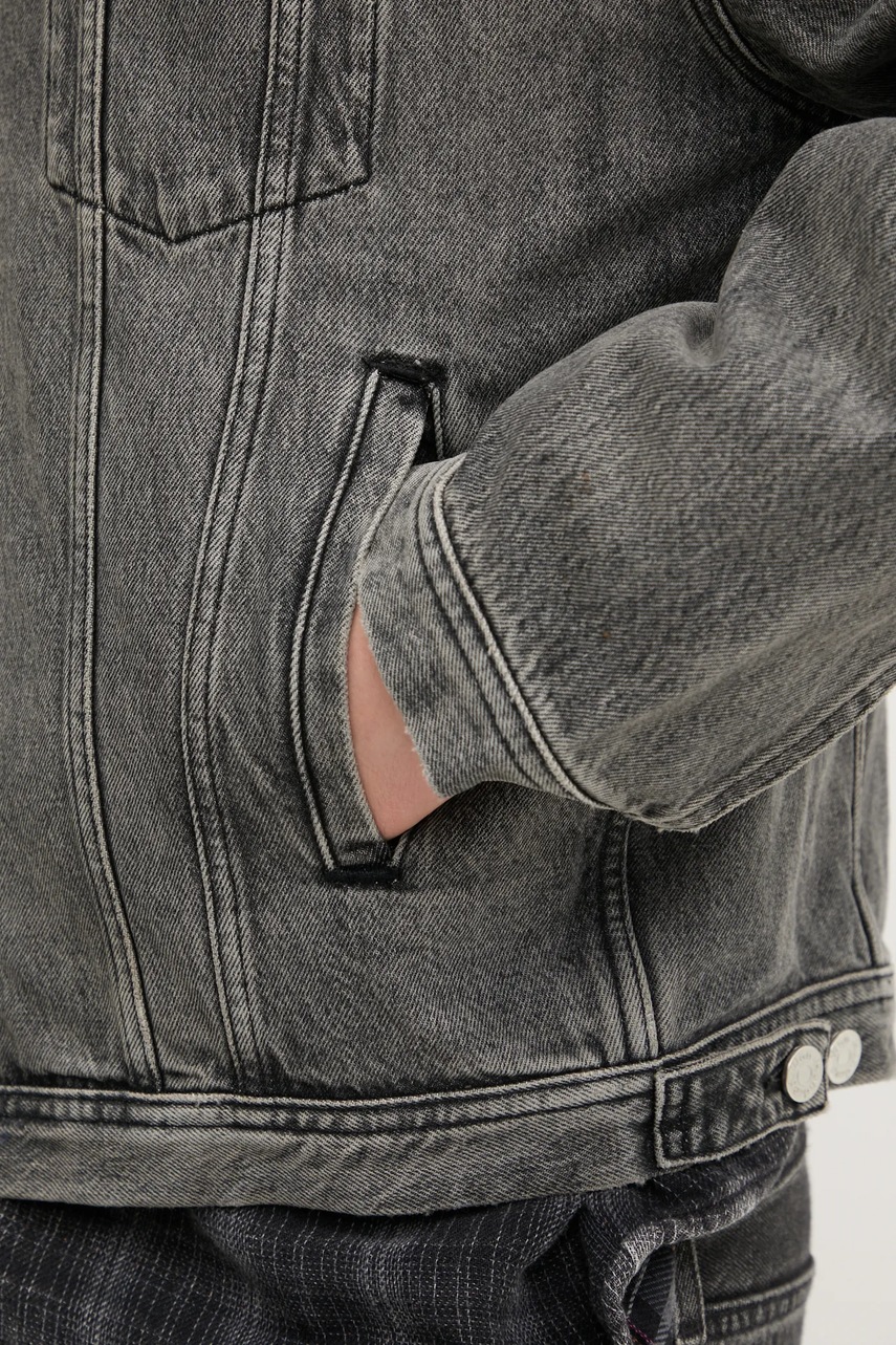 Τζιν μπουφάν Won Hundred χρώμα: γκρι, 3860-15098 φωτογραφία