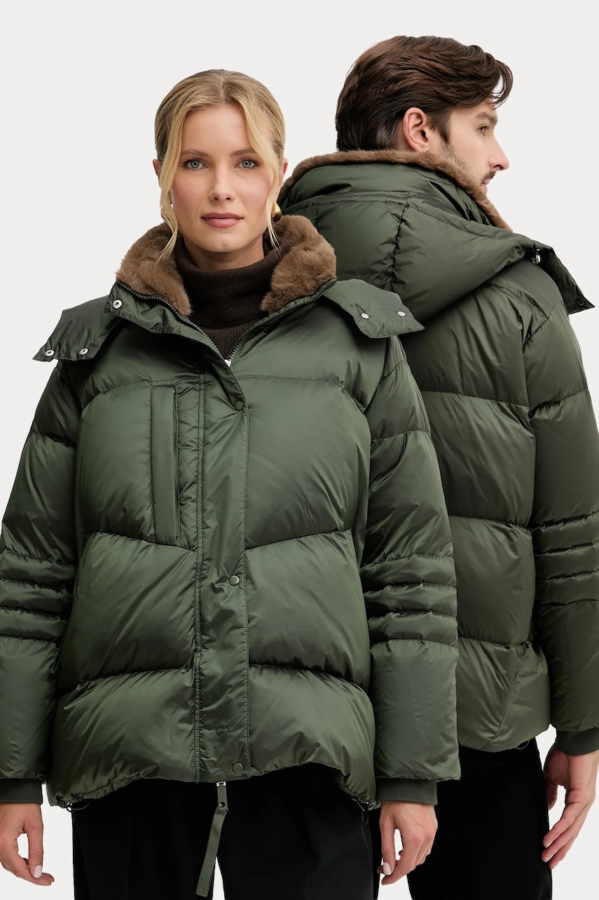 MAX&Co. geacă de puf culoarea verde, de iarnă, 2526486034200