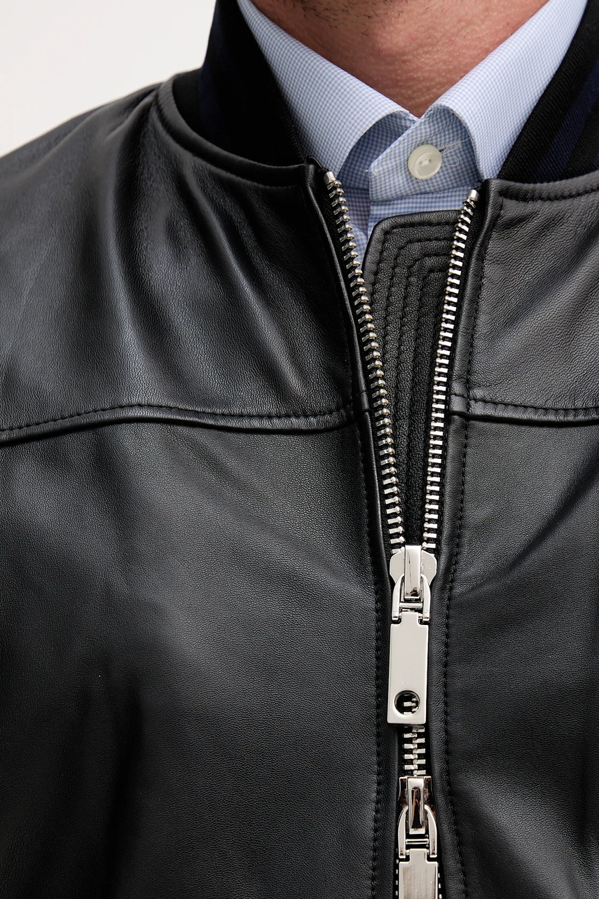 Kožená bunda bomber MAX&amp;Co. (obrázek 8)