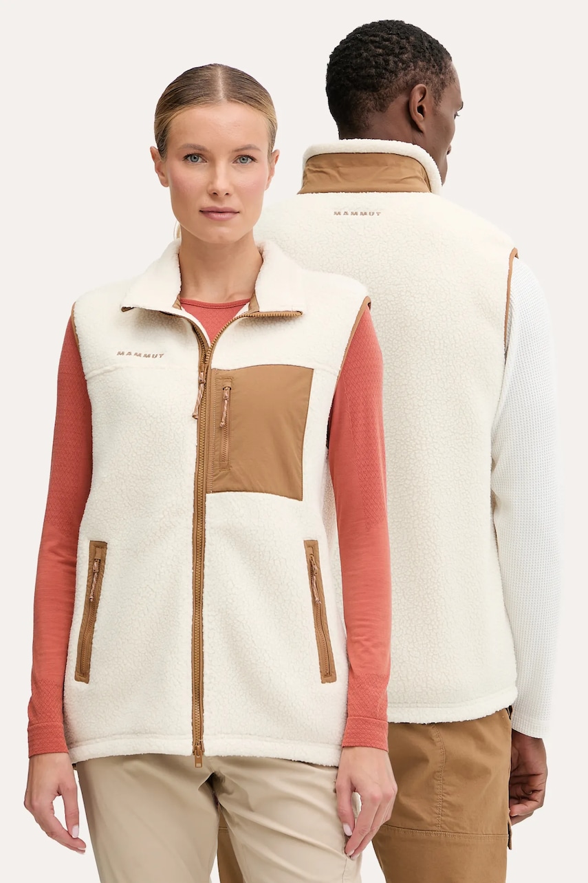 Mammut vestă de exterior Miracle culoarea bej, de tranziție, 1014.05671