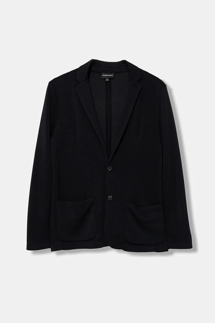 Levně Dětské sako Emporio Armani tmavomodrá barva, EB000545 AF16254