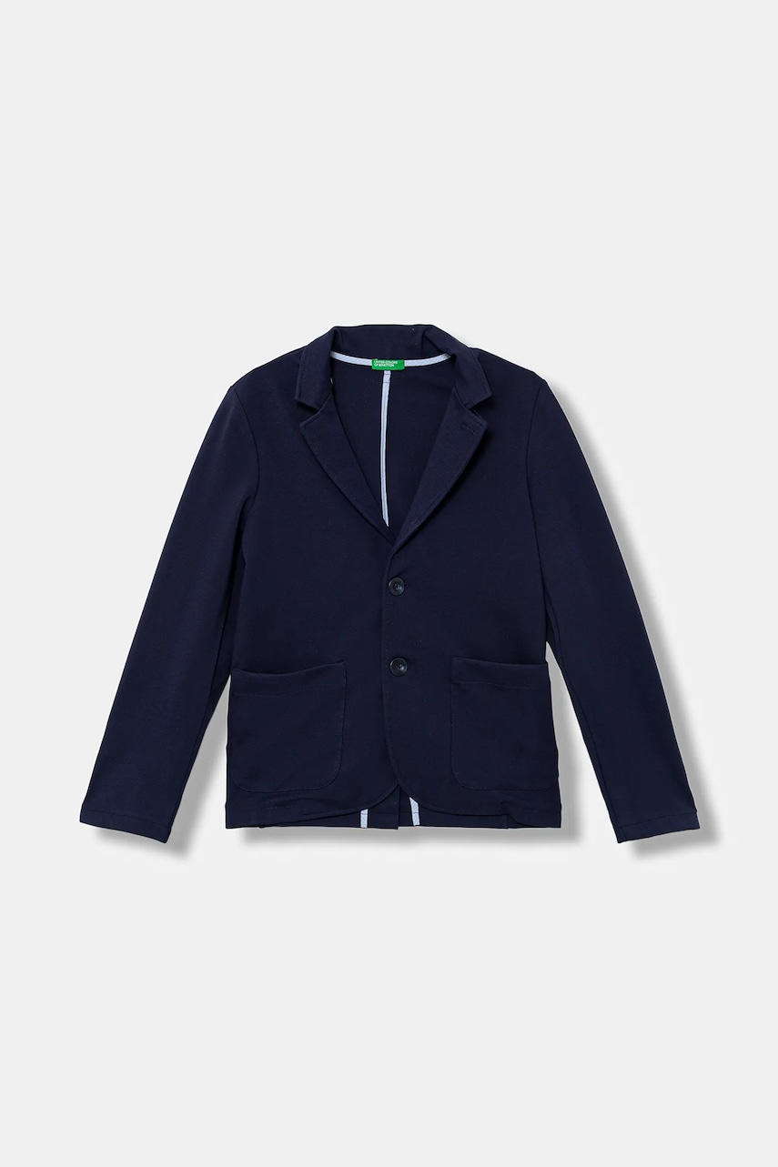 United Colors of Benetton sacou copii culoarea bleumarin, 23ZGCW00L United Colors of Benetton sacou copii culoarea bleumarin, 23ZGCW00L