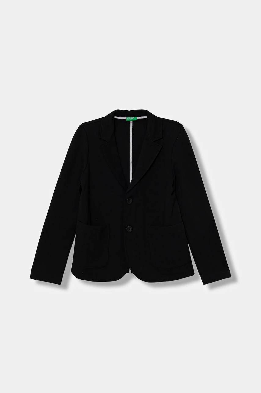United Colors of Benetton sacou copii culoarea negru, 23ZGCW00L United Colors of Benetton sacou copii culoarea negru, 23ZGCW00L