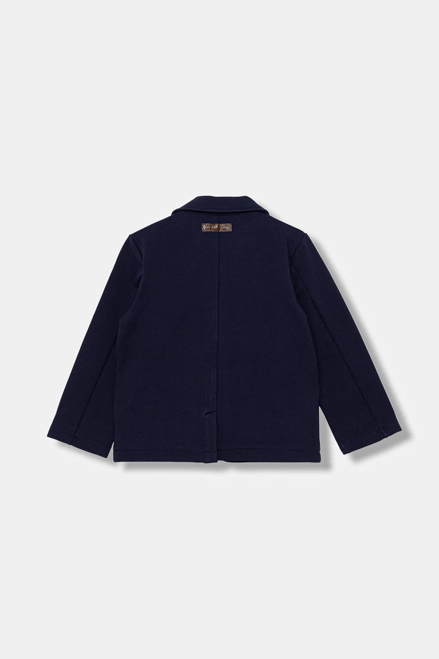 Детский пиджак United Colors of Benetton цвет синий 23ZGGW002 Детский пиджак United Colors of Benetton цвет синий 23ZGGW002