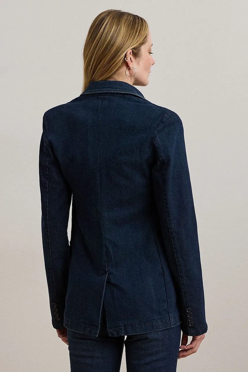 Пиджак Lauren Ralph Lauren цвет синий однобортный 200982843 Пиджак Lauren Ralph Lauren цвет синий однобортный 200982843