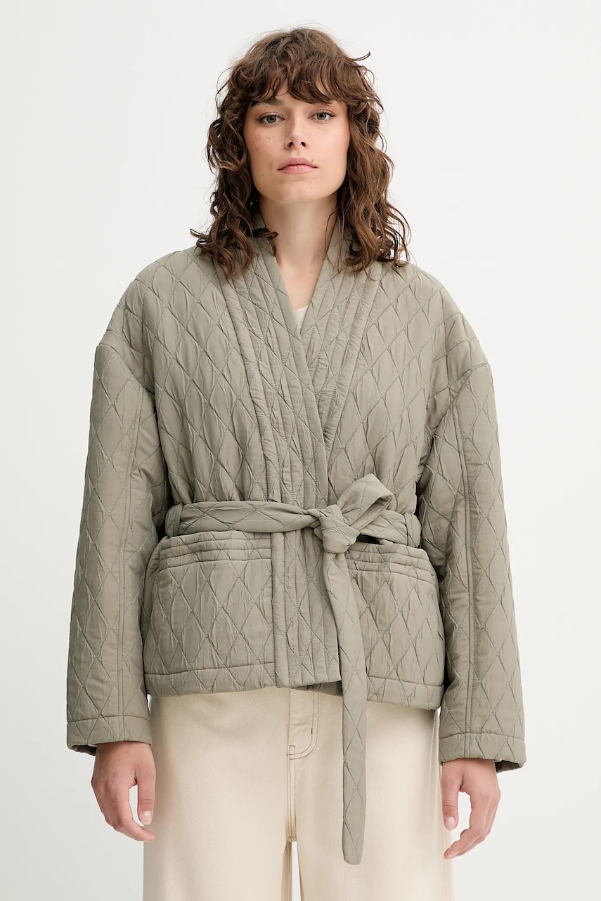 MUNTHE geacă PIFITA culoarea verde, de tranzitie, oversize, 252151525201