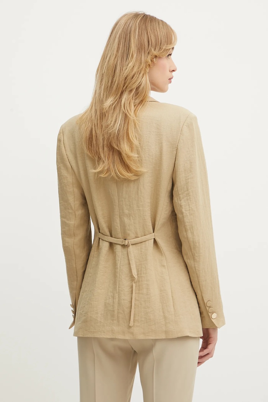 Σακάκι Morgan χρώμα: μπεζ, VAVIK φωτογραφία