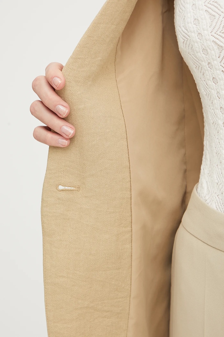 Σακάκι Morgan χρώμα: μπεζ, VAVIK φωτογραφία