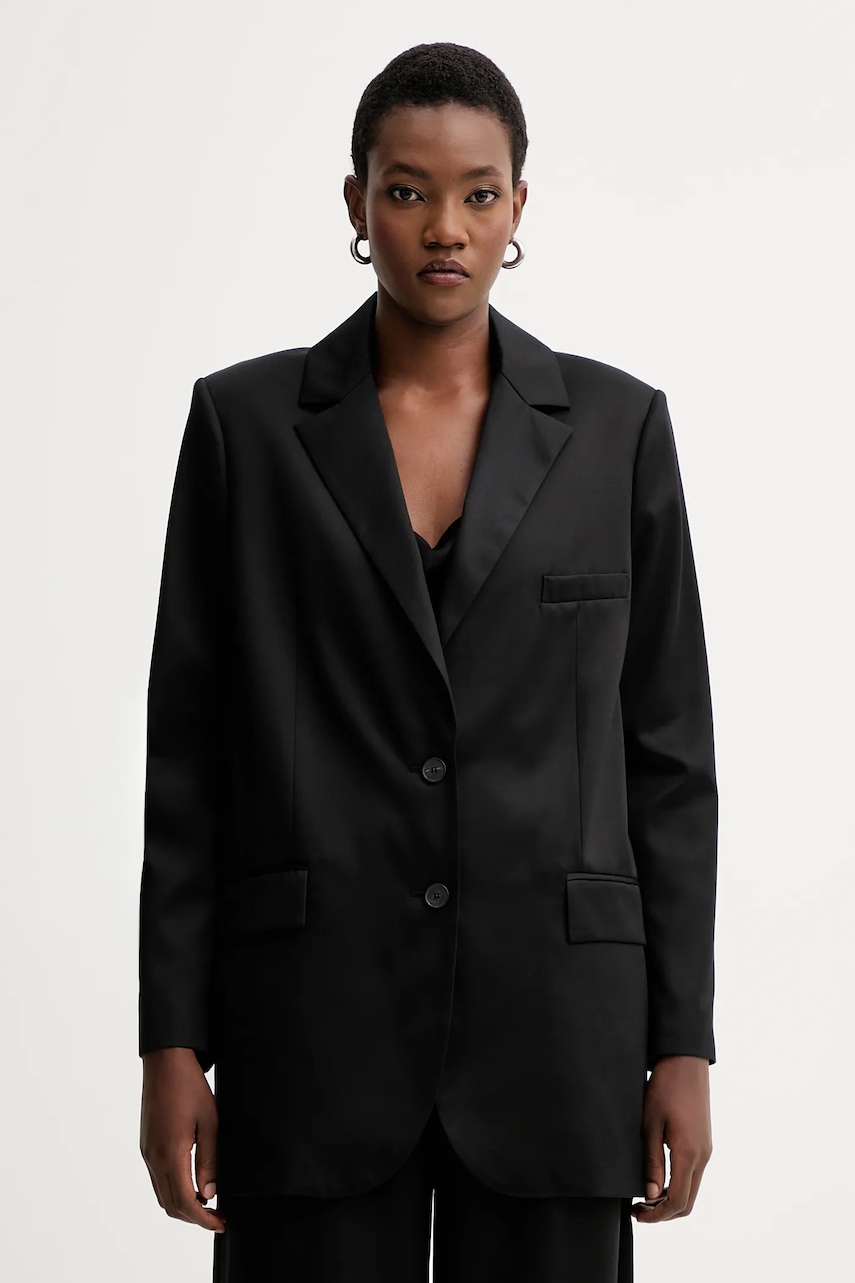 IRO sacou culoarea negru, un singur rand de nasturi, uni, WP07DOUNY