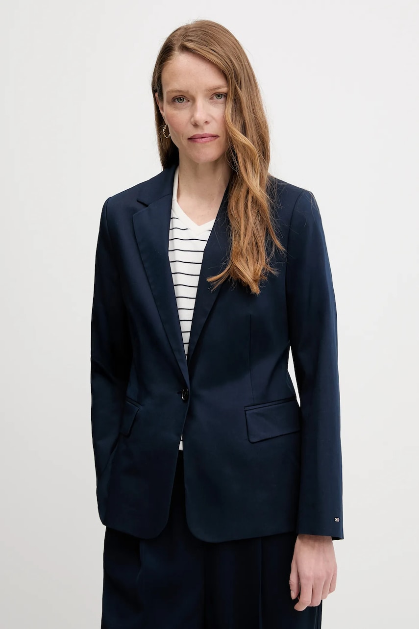 Sako Tommy Hilfiger tmavomodrá barva, WW0WW47179