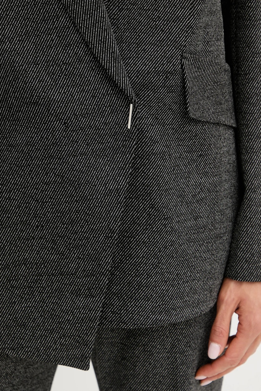 Σακάκι BOSS χρώμα: γκρι, 50545978 φωτογραφία