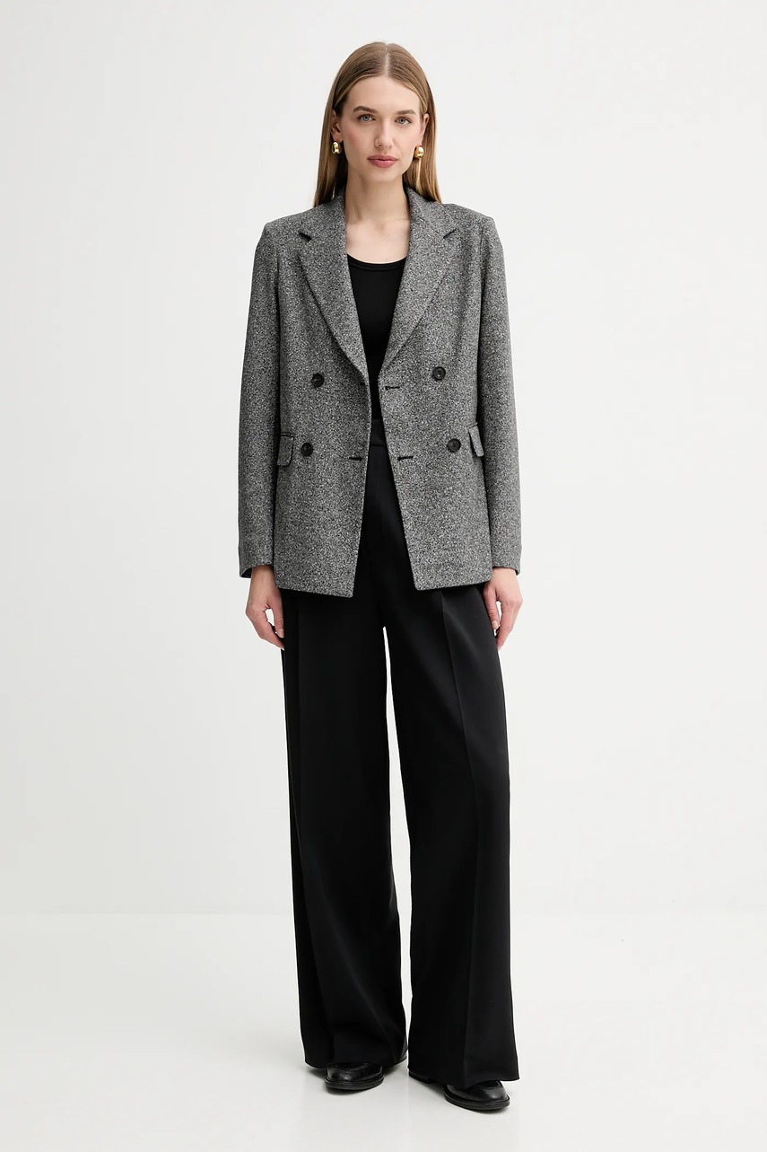 Пиджак MM ALBANIA цвет серый двубортный узор 2526916068600