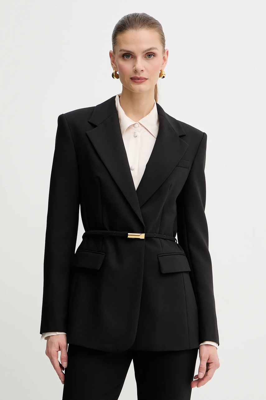 Levně Sako Marciano by Guess DALIA černá barva, 5BGN00 7046A